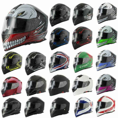 Vcan full face - face, motorbike