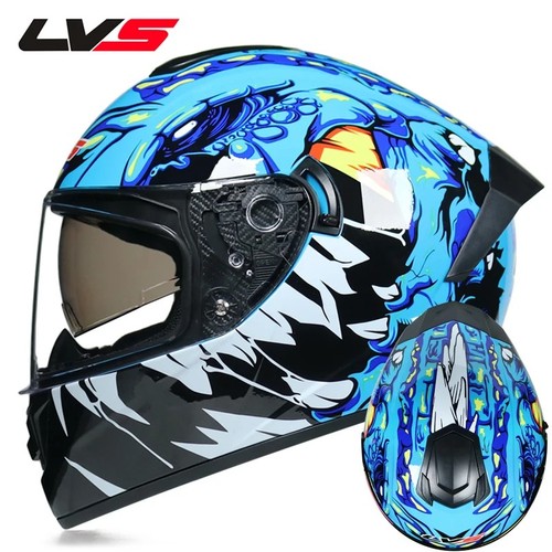 Full face motorcycle helmet - face,