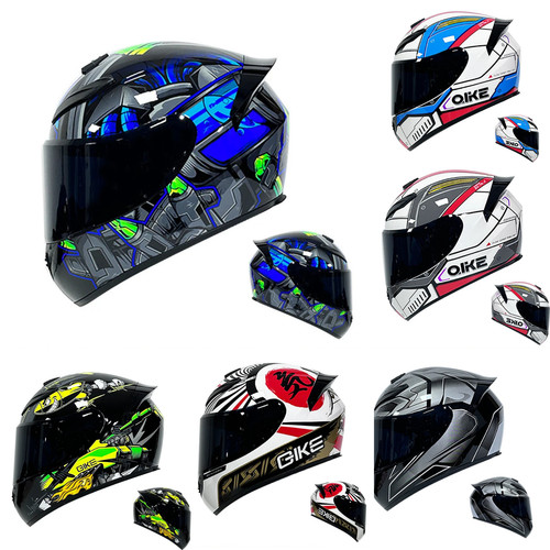 Full face motorcycle helmet - face,