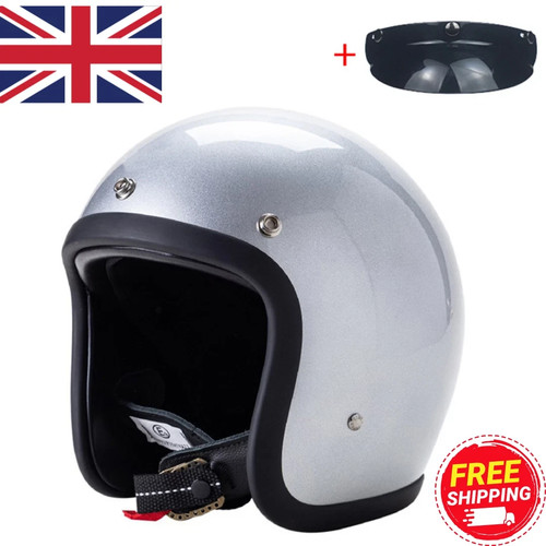 Vintage motorcycle helmet - helmet, jet