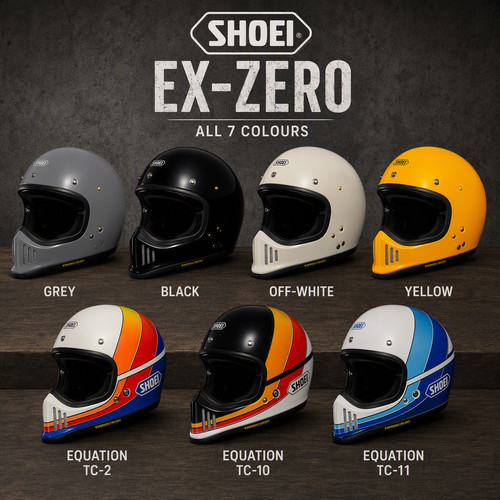 Shoei zero motorcycle - ex-zero,