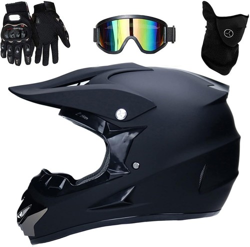 Matt black motorcycle cross - matt,