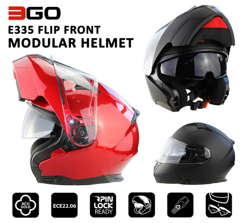 3go e335 flip front motorcycle - e335,