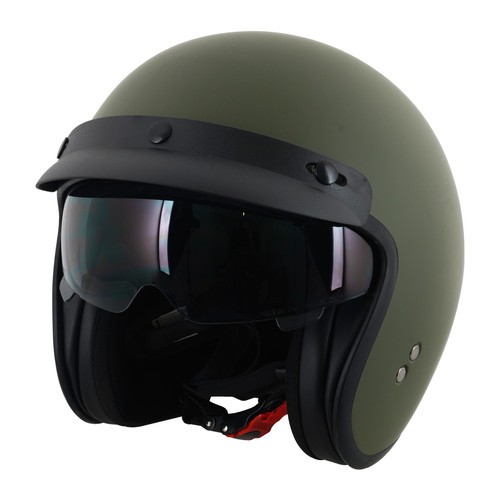 Stealth open face motorcycle - open,